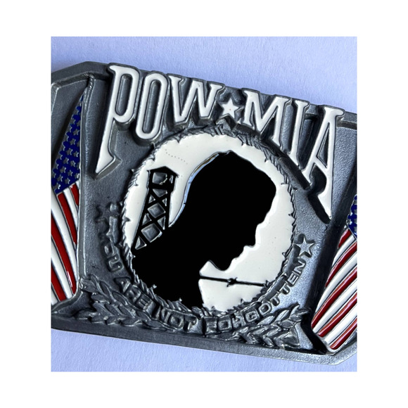 POW/MIA The National League of Families Pow Mia Belt Buckle - Picture 6 of 11